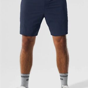 ALO Navy Blue REPETITION SHORT 7”